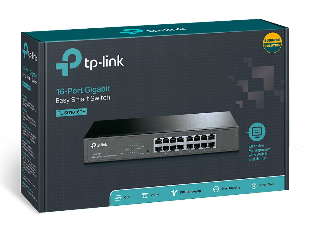 TP-Link 16-Port Gigabit Easy Smart Network Switch - Afbeelding 4