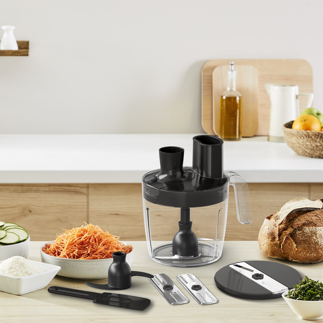 Tefal Quickchef+ HB67G830 blender 0.8 L Immersion blender 1000 W Black, Stainless steel - Afbeelding 5