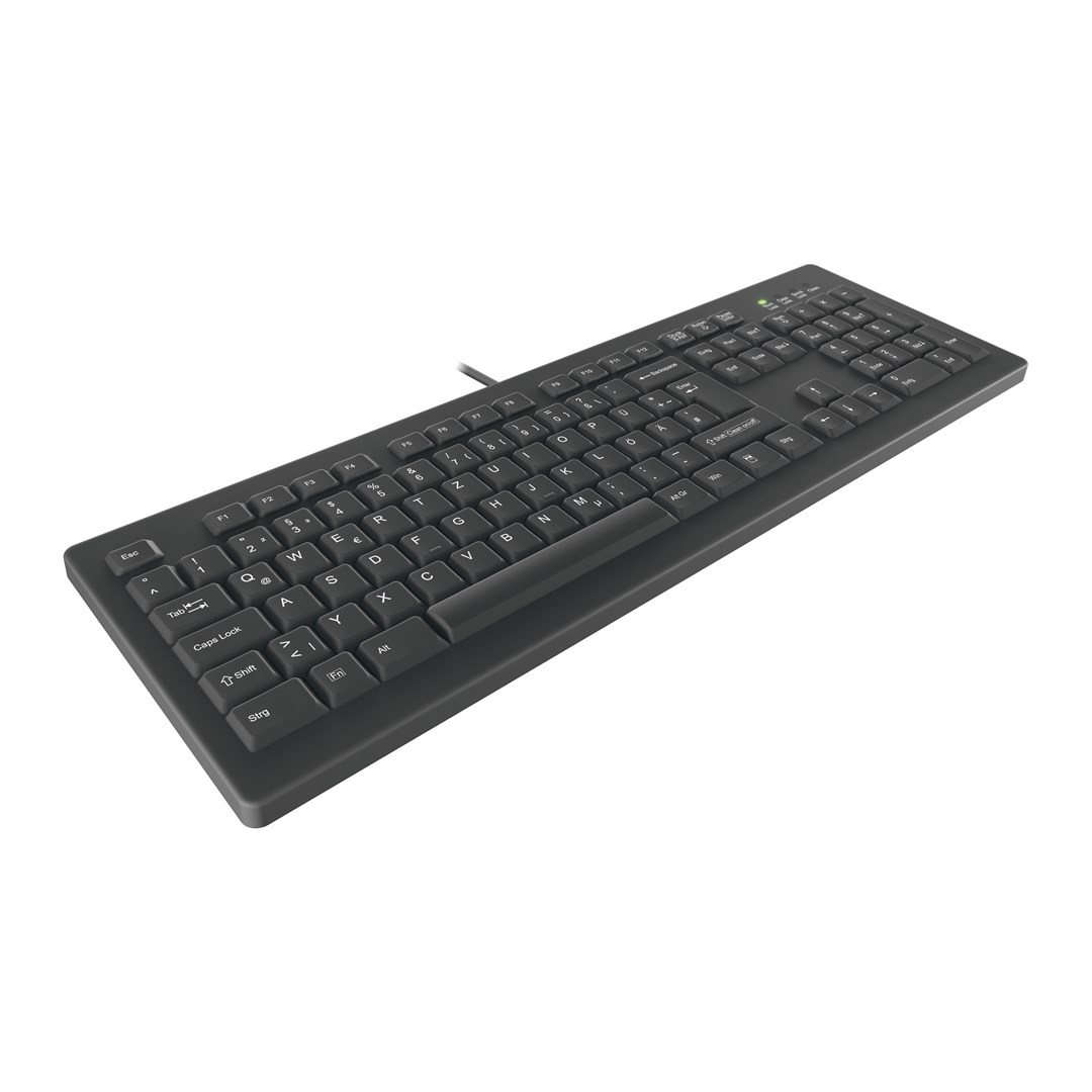 Contour Design Active Key Contour ClassicClean Medical Keyboard Removable Cover Full-Size Wired Black DE C8100 - Afbeelding 3