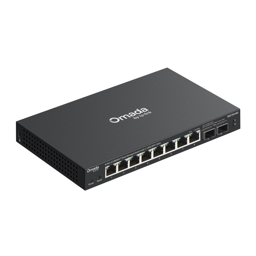 TP-Link ES210X-M2 network switch Managed 2.5G Ethernet (100/1000/2500) Desktop/Wall-Mounting Black - Afbeelding 4