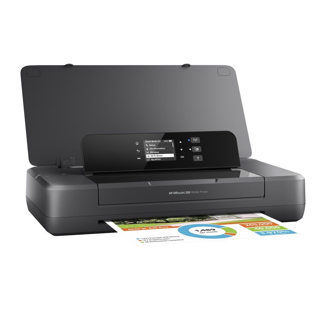 HP Officejet 200 Mobile Printer, Print, Front-facing USB printing - Afbeelding 3