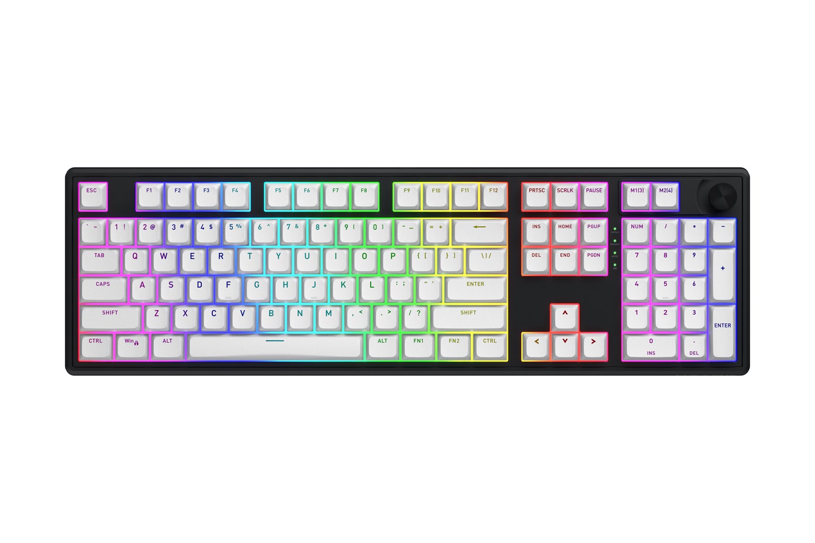 HATOR Skyfall Wireless 100 keyboard Gaming USB + RF Wireless + Bluetooth QWERTY US English Black, White