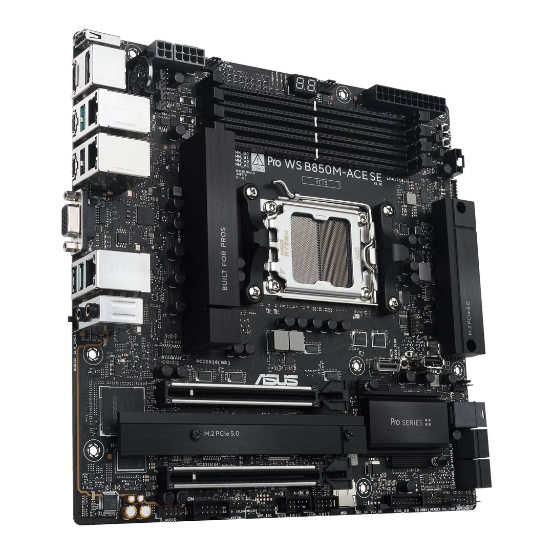 Asus PRO WS B850M-ACE SE AM5 AMD motherboard - Afbeelding 4