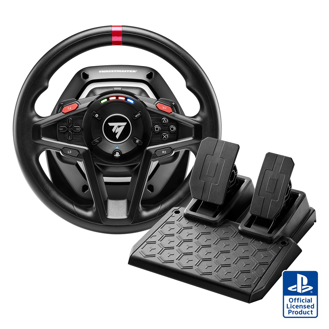 Thrustmaster T128 Black USB Steering wheel + Pedals Analogue PC, PlayStation 4, PlayStation 5 - Afbeelding 3