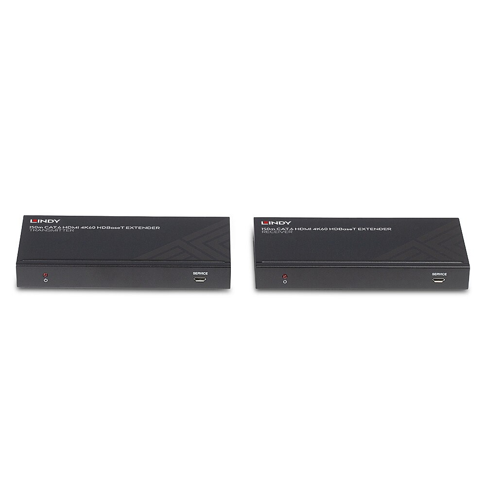 Lindy 150m Cat.6 HDMI 4K60, IR and RS-232 HDBaseT Extender - Afbeelding 4