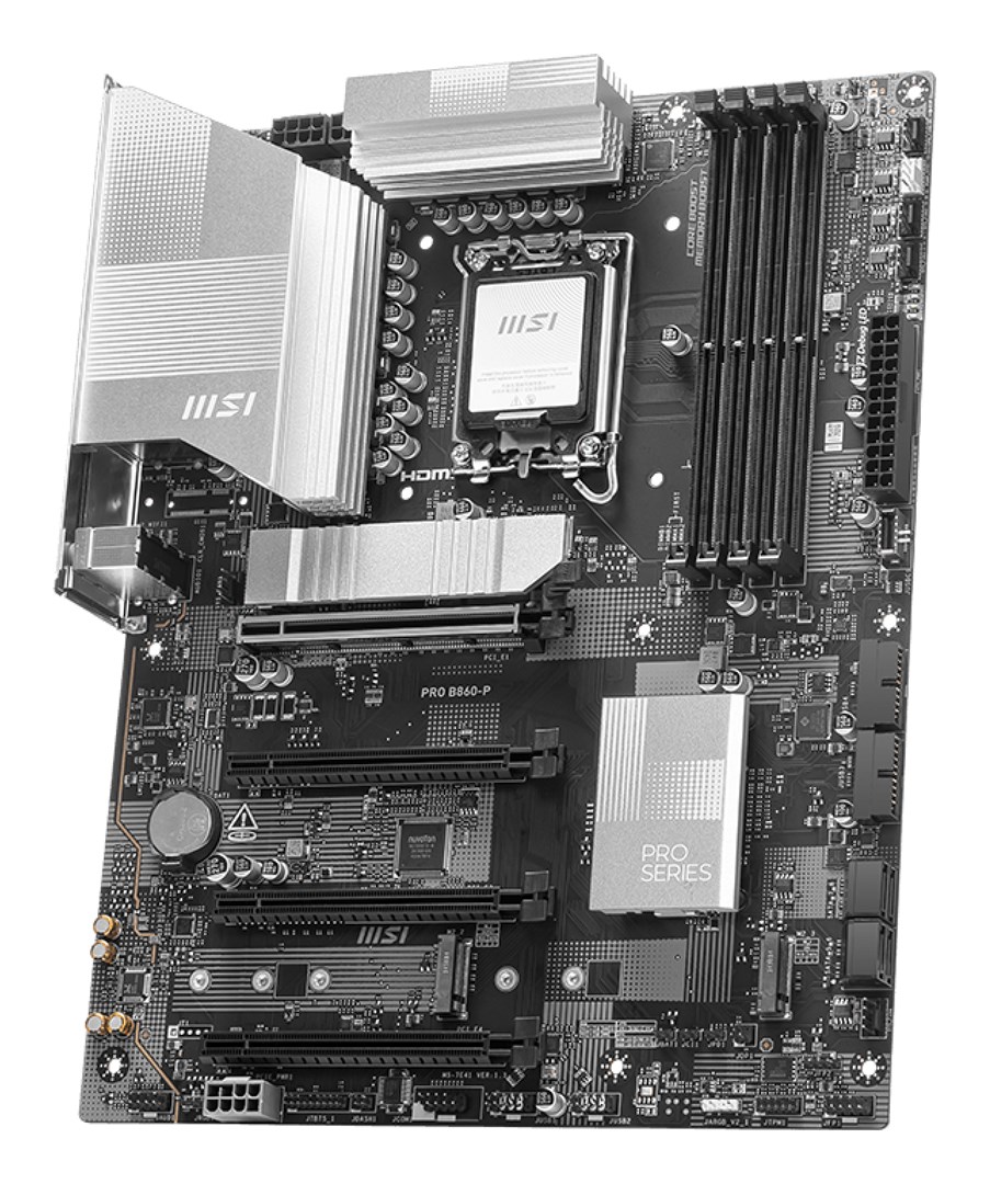 MSI PRO B860-P motherboard Intel B860 LGA 1851 (Socket V1) ATX - Afbeelding 2