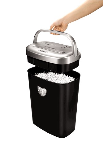 Fellowes 53C paper shredder Cross shredding 22 cm Black - Afbeelding 2