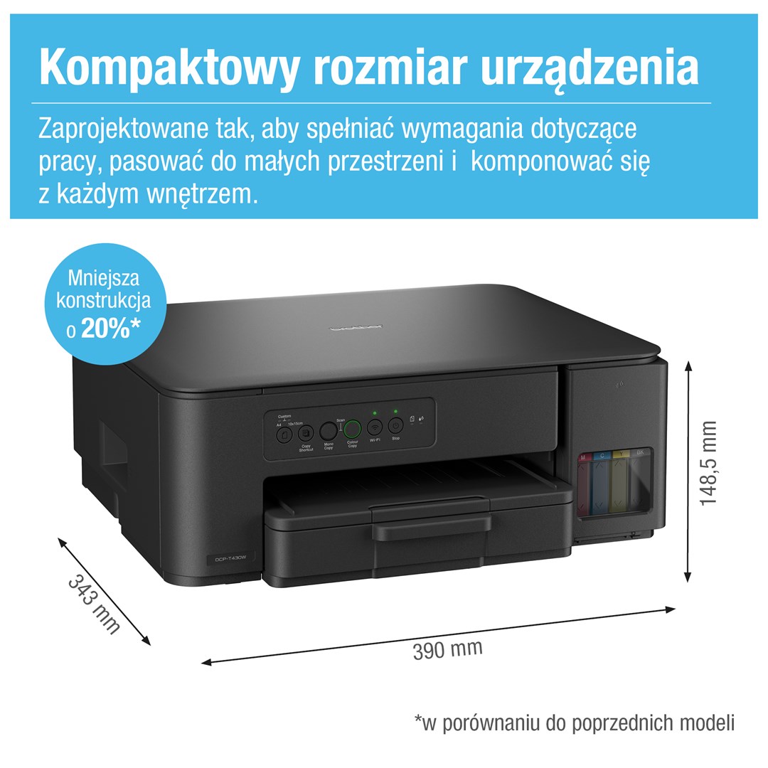 Brother DCP-T430W multifunction printer Inkjet A4 6000 x 1200 DPI Wi-Fi - Afbeelding 8