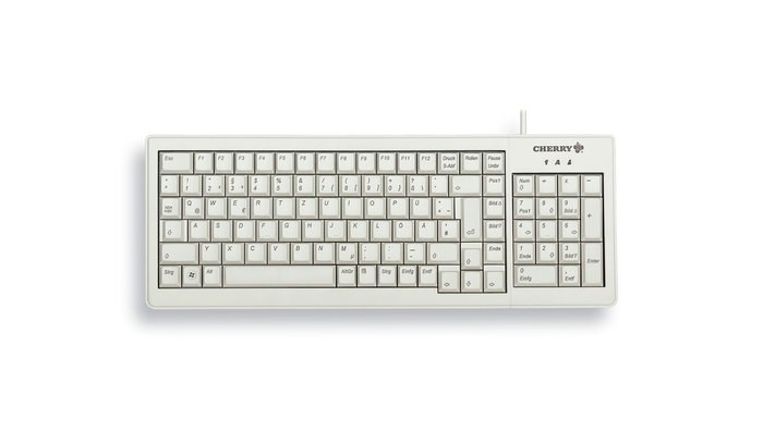 CHERRY XS keyboard Home USB QWERTZ German Grey