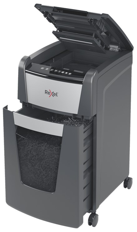 Rexel Optimum AutoFeed+ 225X paper shredder Cross shredding 55 dB 23 cm Black, Grey - Afbeelding 4
