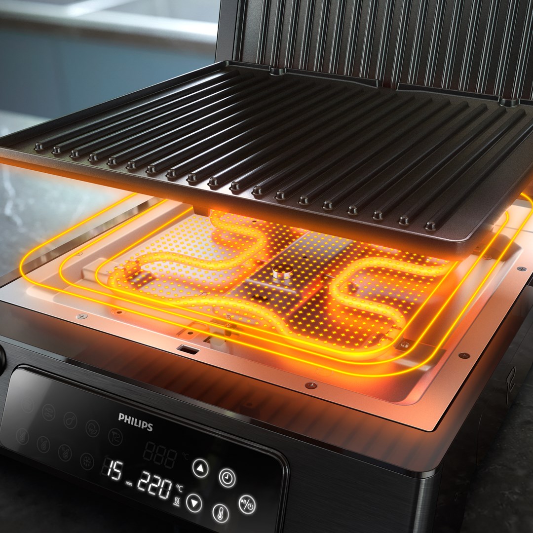 Philips 7000 series HD6307/70 contact grill - Afbeelding 5