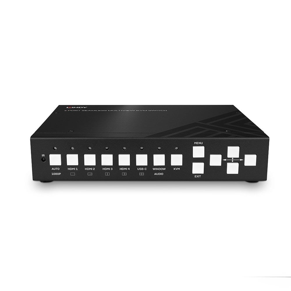 Lindy 5 Port Seamless Multiview KVM Switch - Afbeelding 5