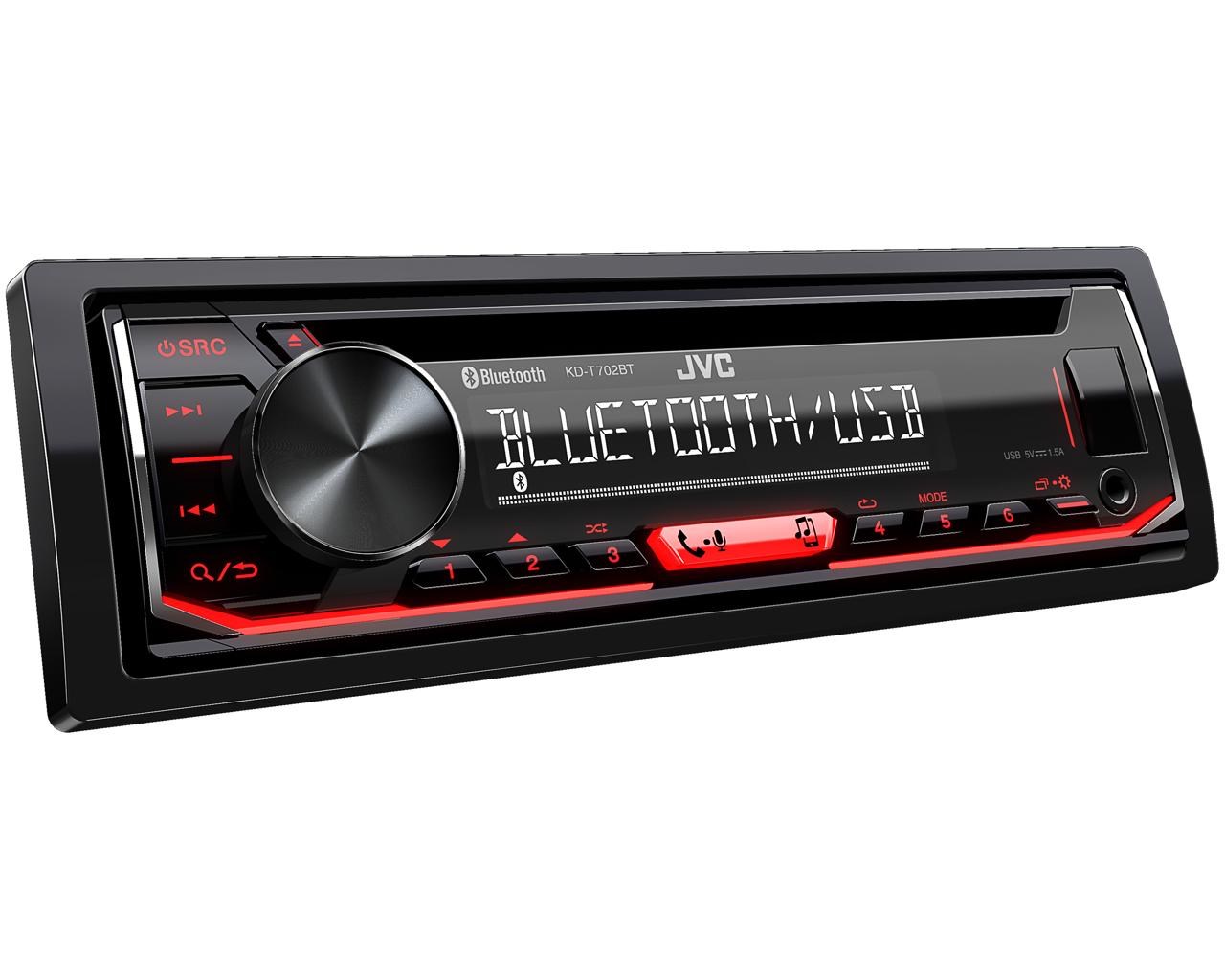 JVC KD-T702BT 1-DIN CD Receiver - Afbeelding 2