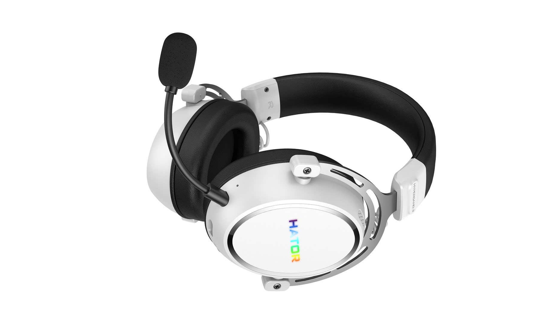 HATOR Hypergang 3 Wireless Headset Head-band Gaming USB Type-C / USB Type-A Bluetooth White - Afbeelding 6