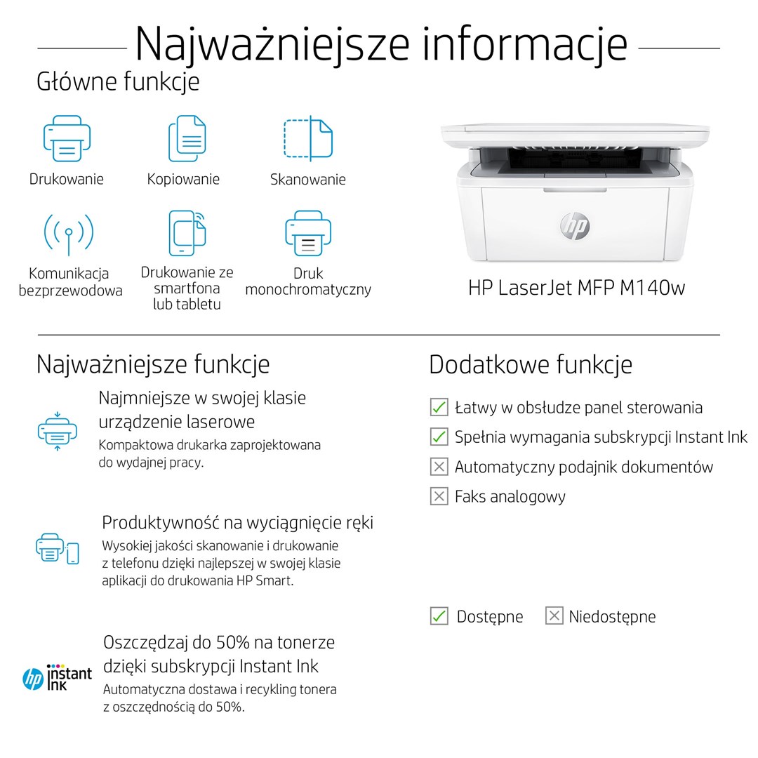 HP LaserJet MFP M140w Printer - Afbeelding 5