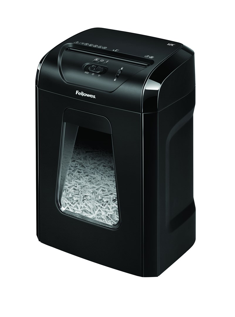Fellowes Aktenvernichter Powershred 12C schwarz - Afbeelding 3