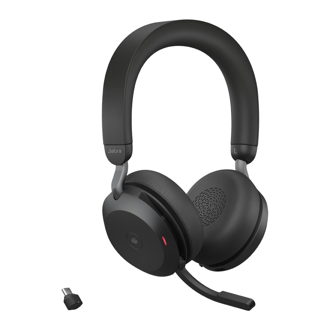 Jabra Evolve2 75 - USB-C MS Teams with Desk Stand - Black - Afbeelding 4