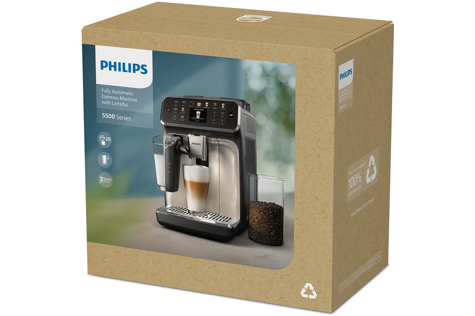 Philips 5500 series EP5545/70 coffee maker Fully-auto Espresso machine 1.8 L - Afbeelding 7