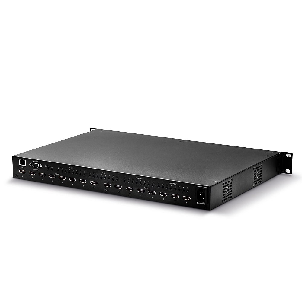 Lindy 8x8 HDMI 18G Matrix with Video Wall Scaling - Afbeelding 2