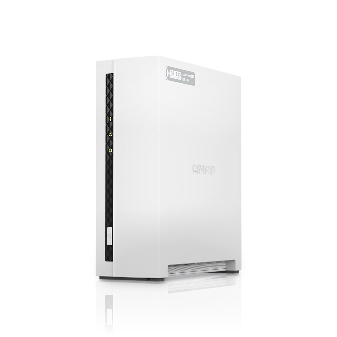 QNAP TS-133 NAS/storage server Tower Cortex-A55 2 GB DDR4 0 TB QNAP Turbo System White - Afbeelding 2