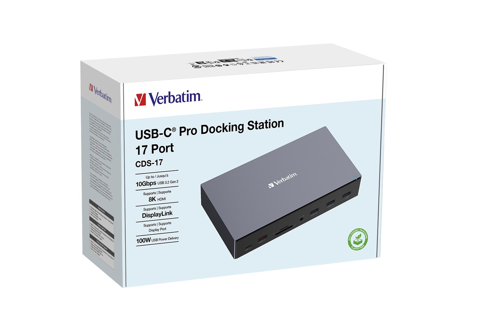 Verbatim CDS-17 Wired USB 3.2 Gen 1 (3.1 Gen 1) Type-C Black, Grey - Afbeelding 8