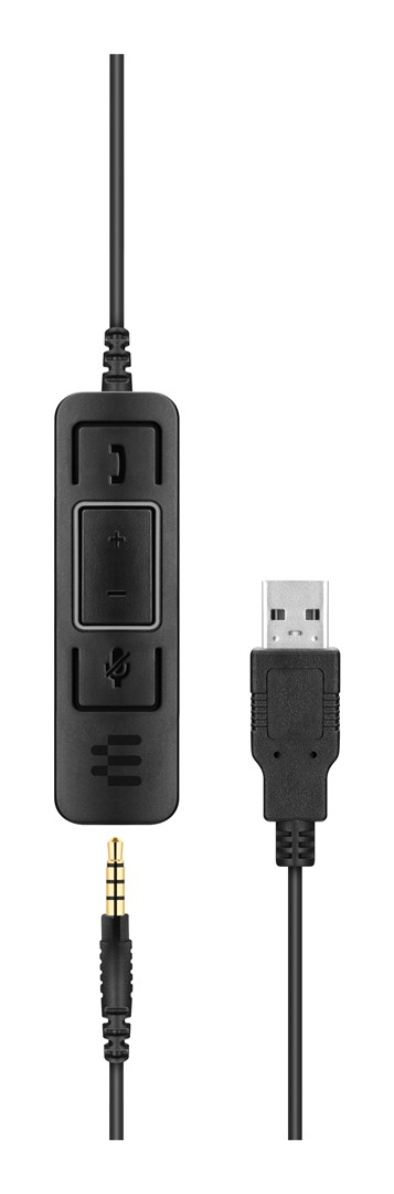 EPOS | SENNHEISER IMPACT SC 75 USB MS Headset Wired Headband Calls/Music USB Type-A Black - Afbeelding 5