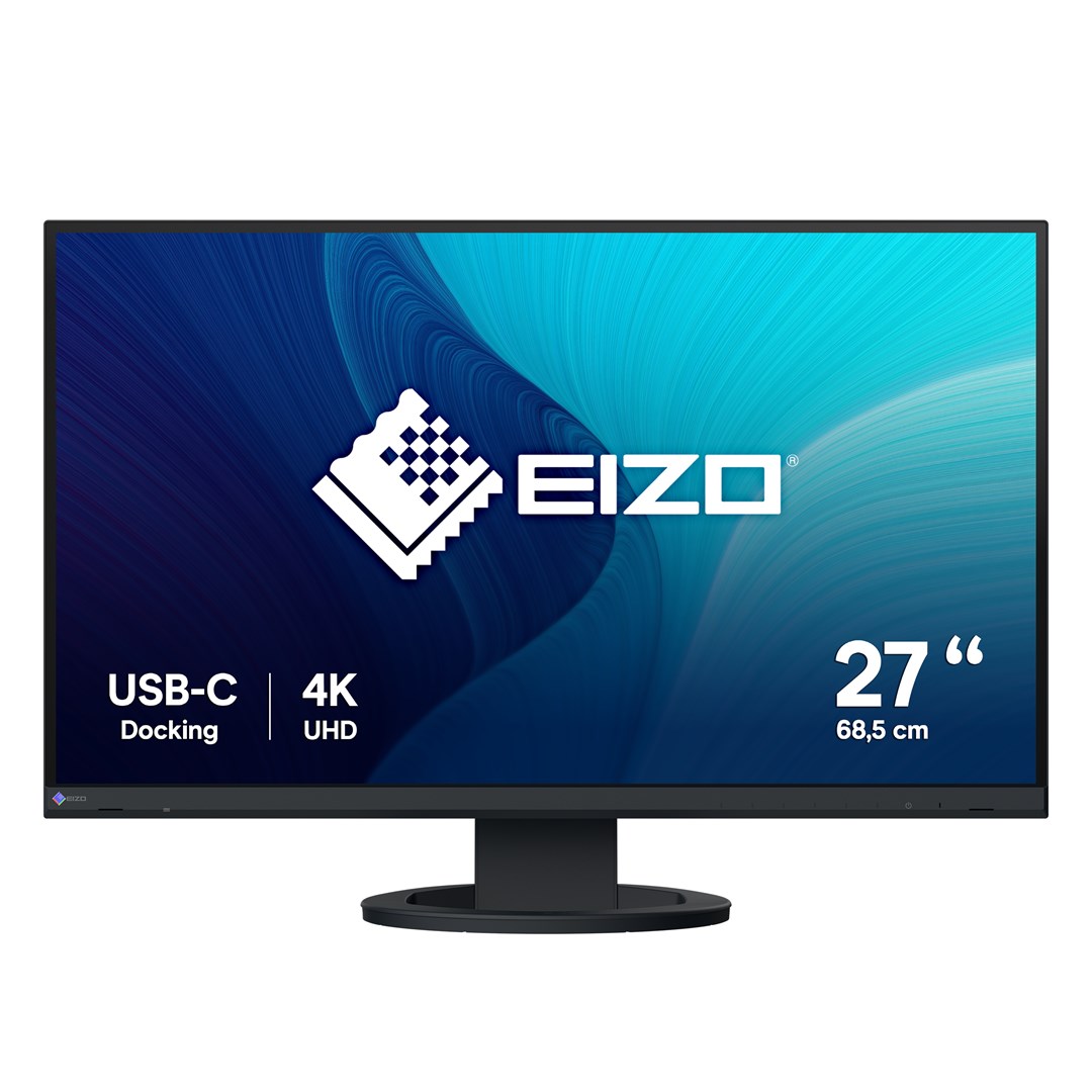 Monitor EIZO FlexScan EV2740S-BK, 27" LCD, USB-C