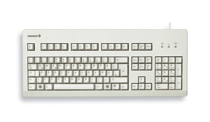 CHERRY G80-3000 keyboard Universal USB QWERTZ German Grey