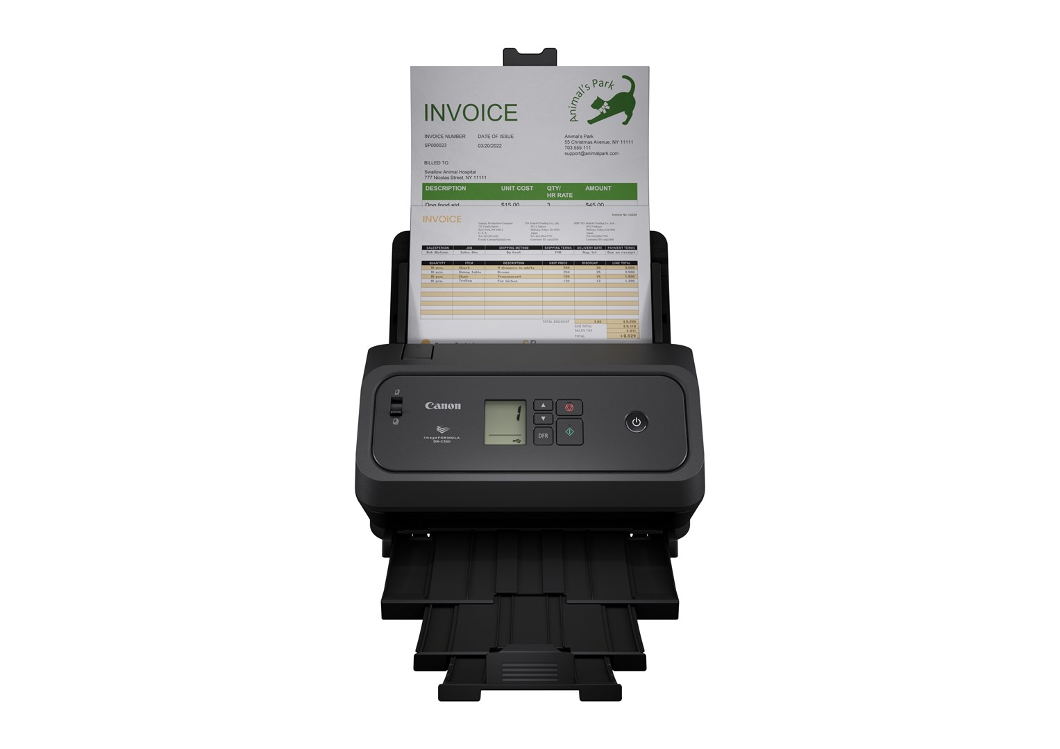 Canon imageFORMULA DR-C350 A4 Desktop Scanner - Afbeelding 2