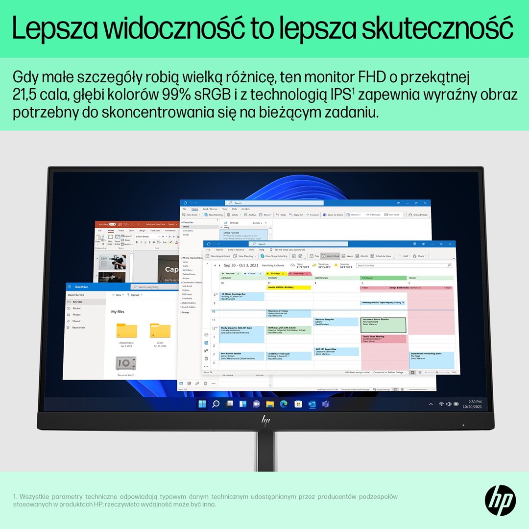 HP E-Series E22 G5 FHD Monitor - Afbeelding 9