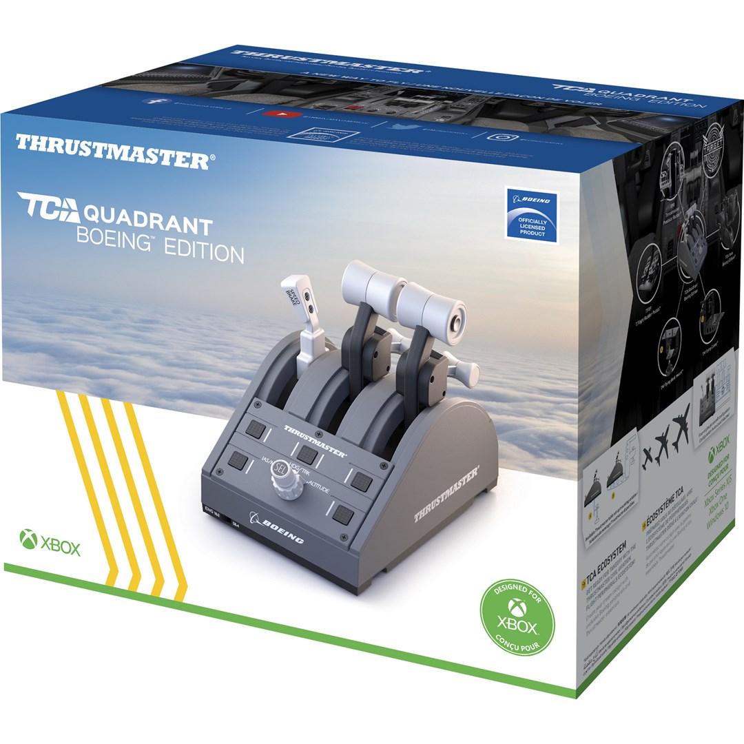Thrustmaster TCA Quadrant Boeing Edition Grey USB Joystick PC, Xbox, Xbox One X, Xbox Series S - Afbeelding 10