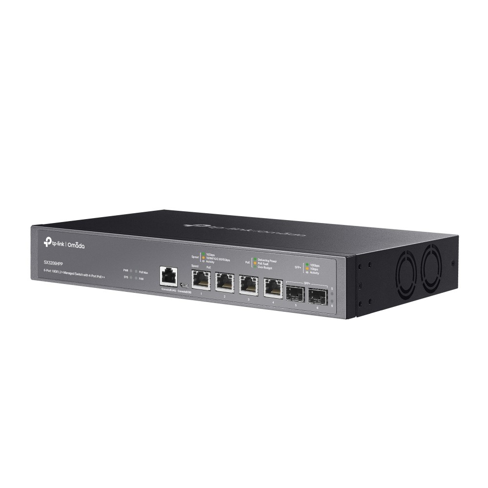 TP-Link Omada 6-Port 10GE L2+ Managed Switch with 4-Port PoE++ - Afbeelding 4
