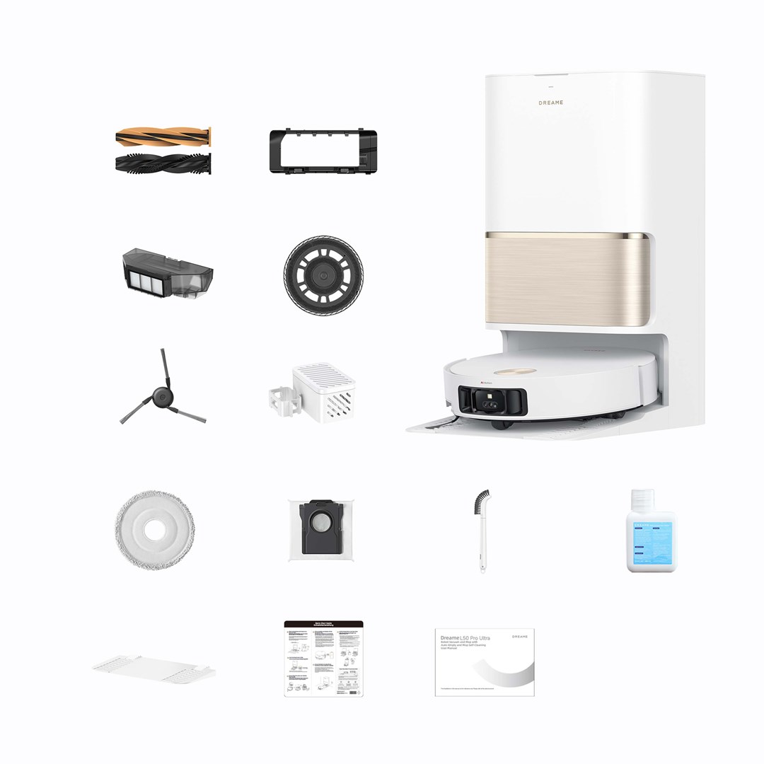 Dreame L50 Pro Ultra 0.395 L White - Afbeelding 8
