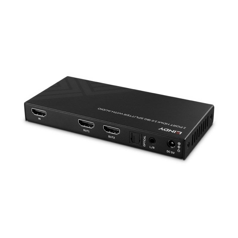 Lindy 2 Port HDMI 8K60 Splitter with Audio - Afbeelding 3