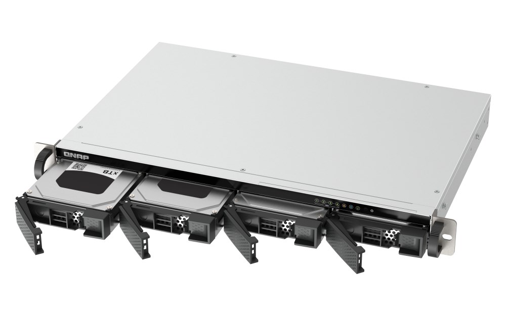 QNAP TS-433eU NAS Rack (1U) Cortex-A Cortex-A55 4 GB 0 TB QNAP Turbo System Black - Afbeelding 5