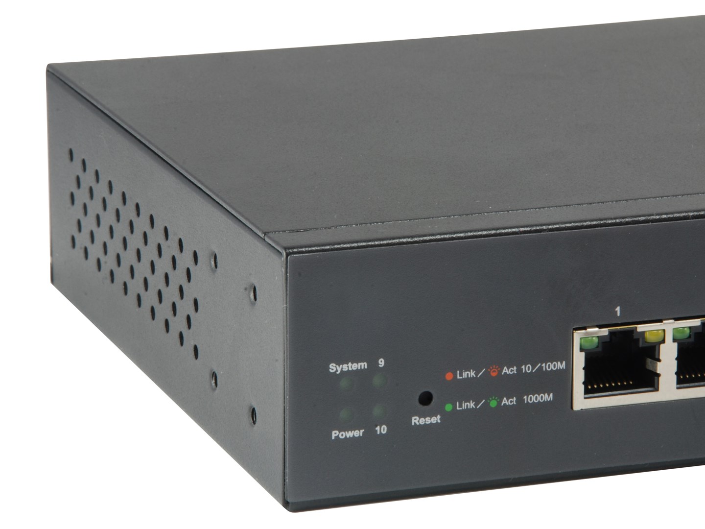 LevelOne 10-Port Web Smart Gigabit PoE Switch, 8 PoE Outputs, 2 x Gigabit SFP, 70W - Afbeelding 3