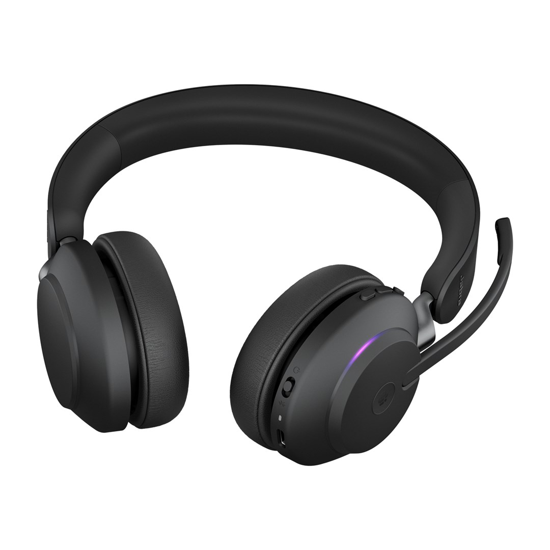 Jabra Evolve2 65 USB-C Black MS Chrg stand Stereo - Afbeelding 6