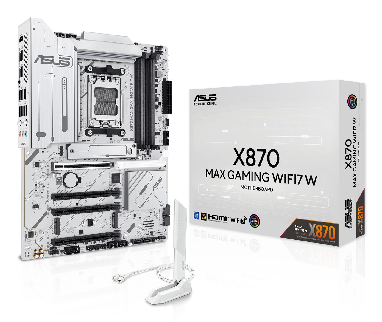 ASUS X870 MAX GAMING WIFI7 W AMD X870 Socket AM5 ATX