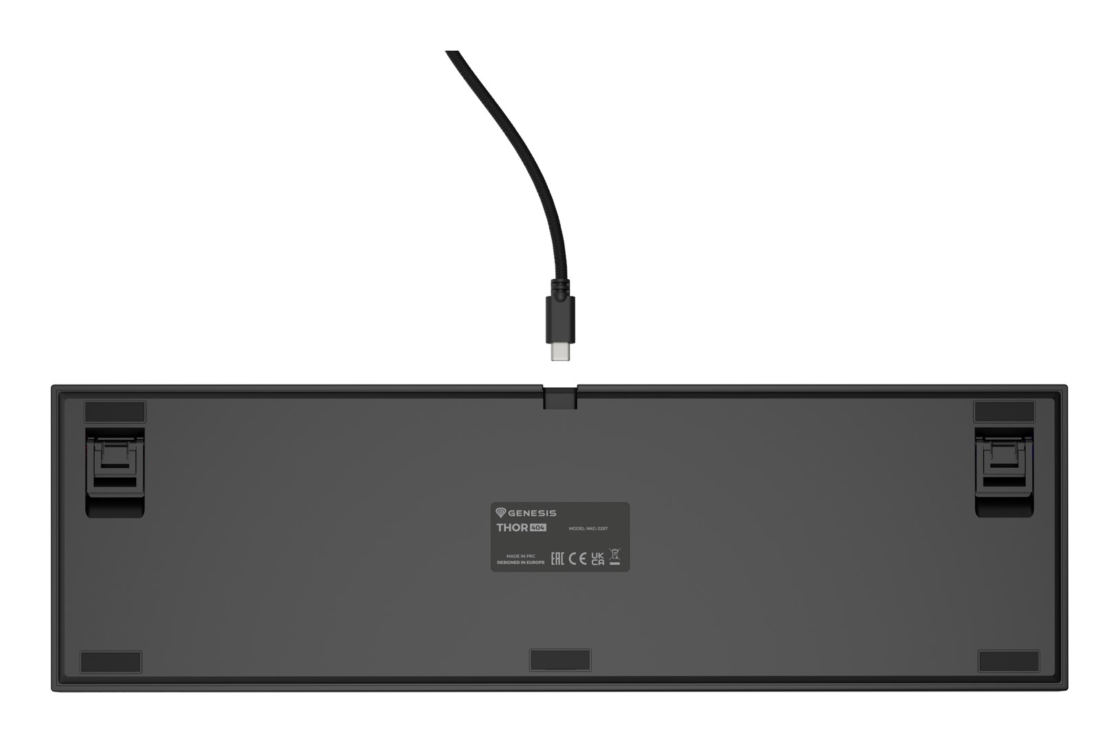 GENESIS THOR 404 keyboard Universal USB QWERTY English Black - Afbeelding 4