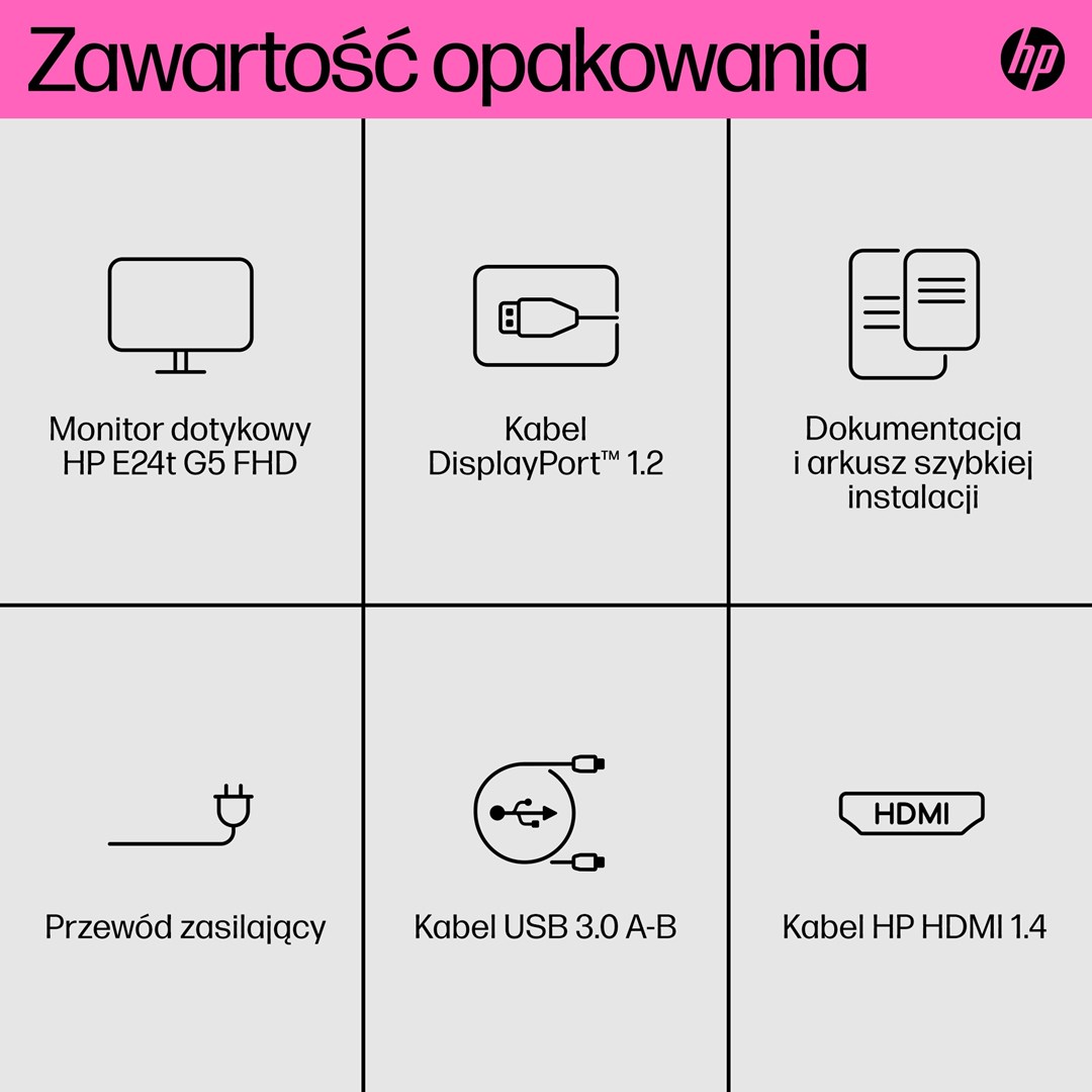 HP E24t G5 FHD Touch Monitor - Afbeelding 8