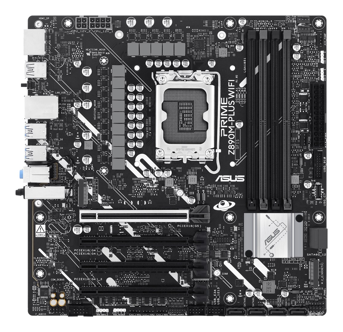 ASUS PRIME Z890M-PLUS WIFI Intel Z890 LGA 1851 (Socket V1) micro ATX - Afbeelding 4
