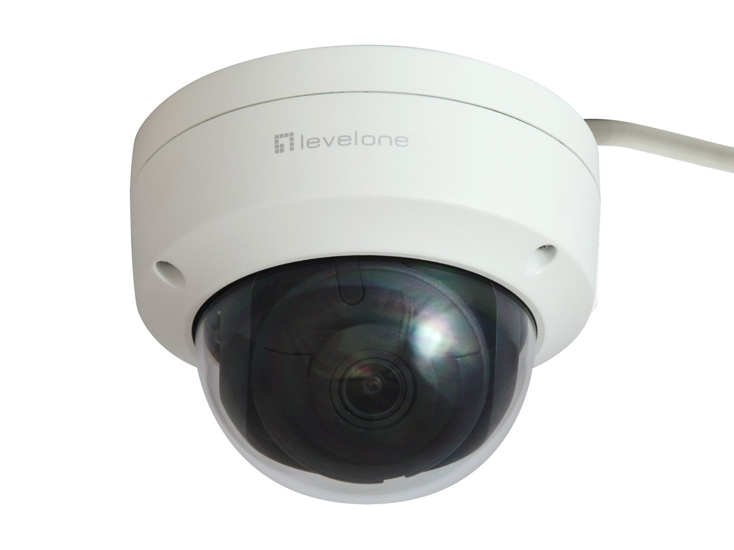 LevelOne GEMINI Fixed Dome IP Network Camera, 4-Megapixel, H.265, 802.3af PoE, IR LEDs, Indoor/Outdoor - Afbeelding 3