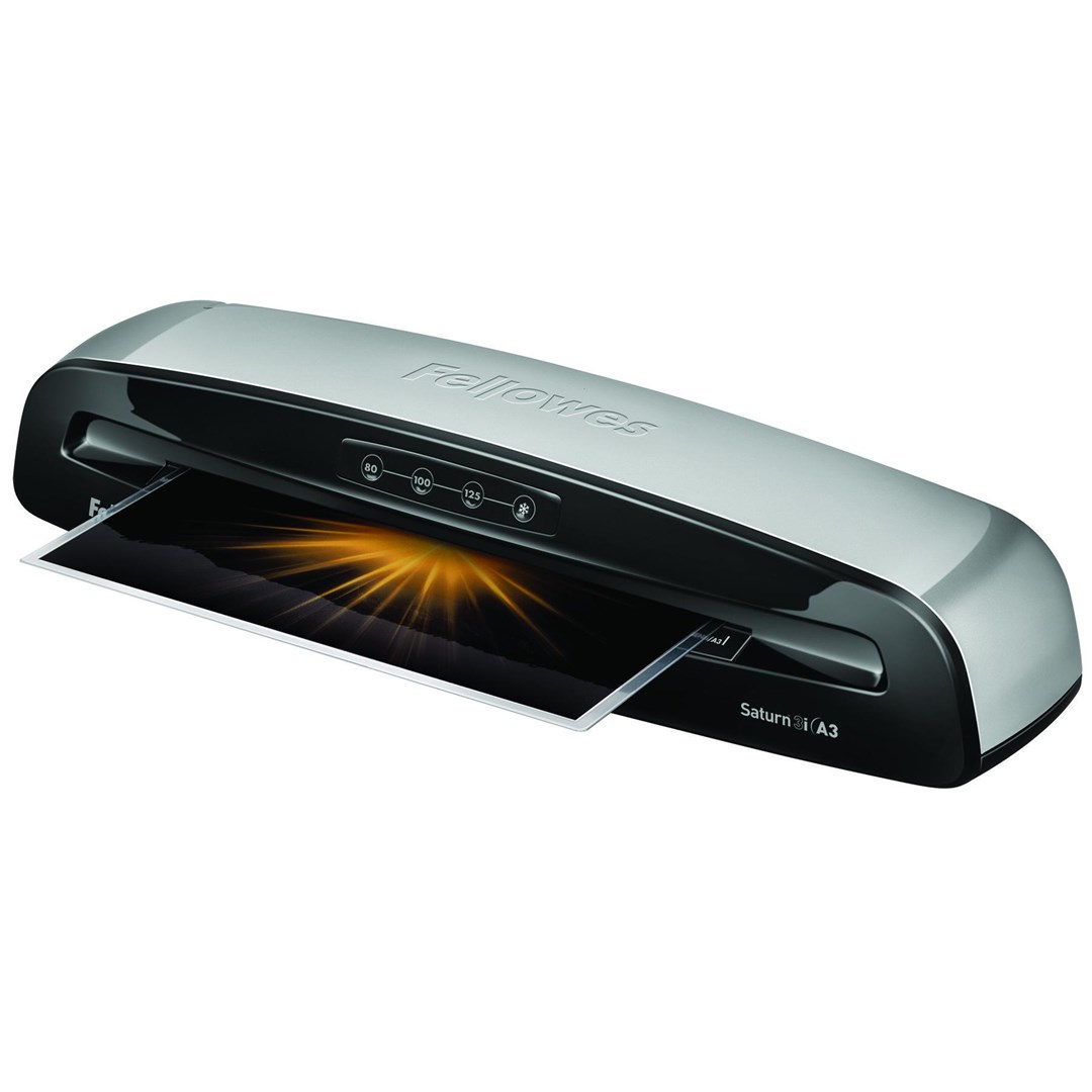 Fellowes Saturn 3i Cold/hot laminator 300 mm/min Black, Silver - Afbeelding 6