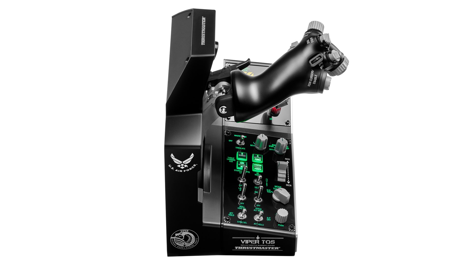 Thrustmaster Viper TQS Mission Pack Black USB Flight Sim Analogue / Digital PC - Afbeelding 3