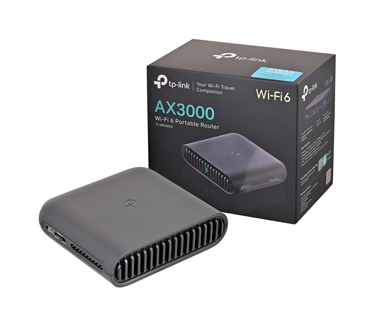 TP-Link TL-WR3002X wireless router Gigabit Ethernet Dual-band (2.4 GHz / 5 GHz) Black - Afbeelding 2