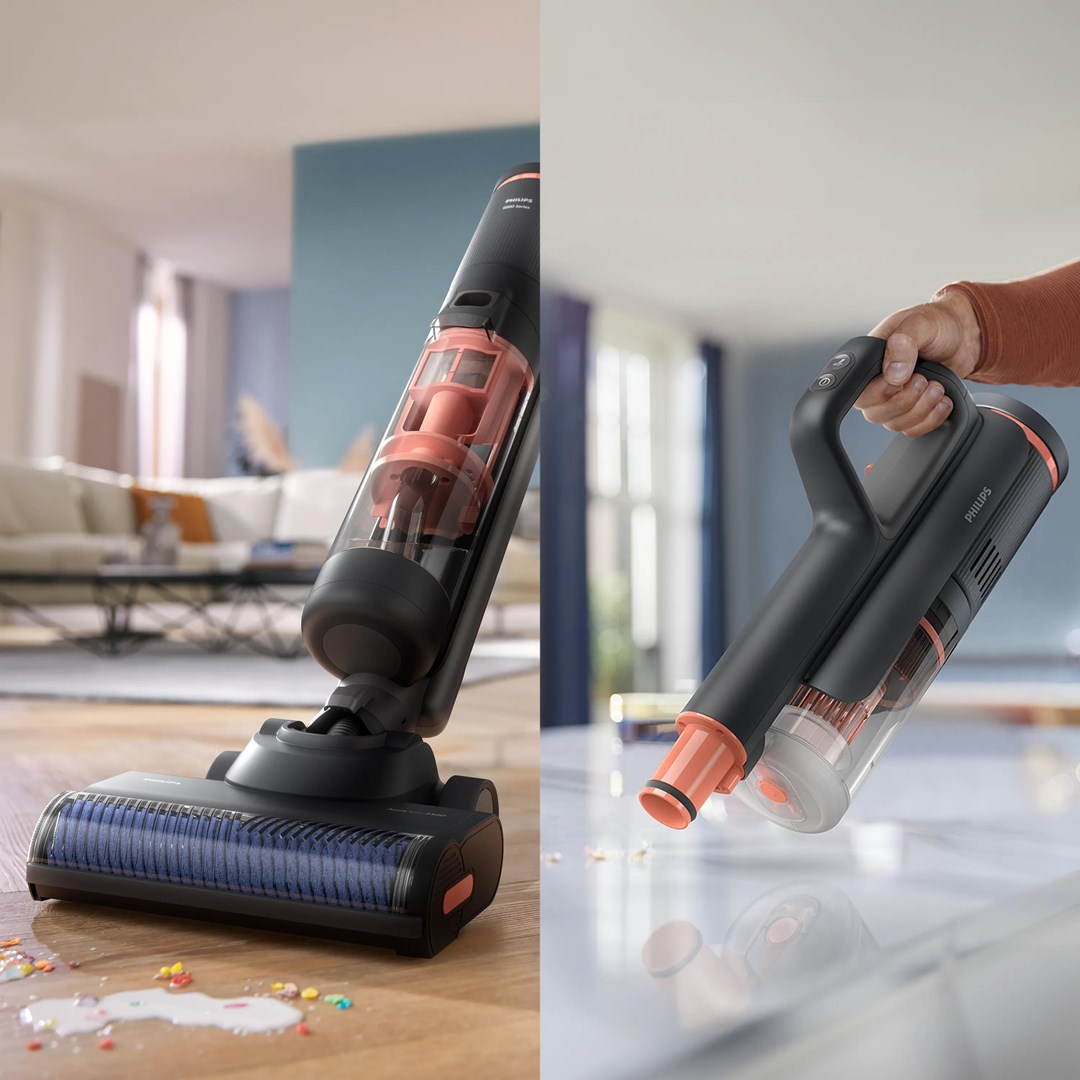 Philips 6000 series XW6264/11 stick vacuum/electric broom Battery Dry&wet Cyclonic Bagless Grey - Afbeelding 10