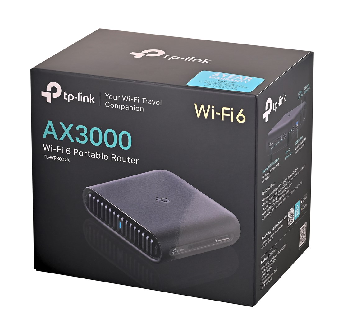 TP-Link TL-WR3002X wireless router Gigabit Ethernet Dual-band (2.4 GHz / 5 GHz) Black - Afbeelding 10