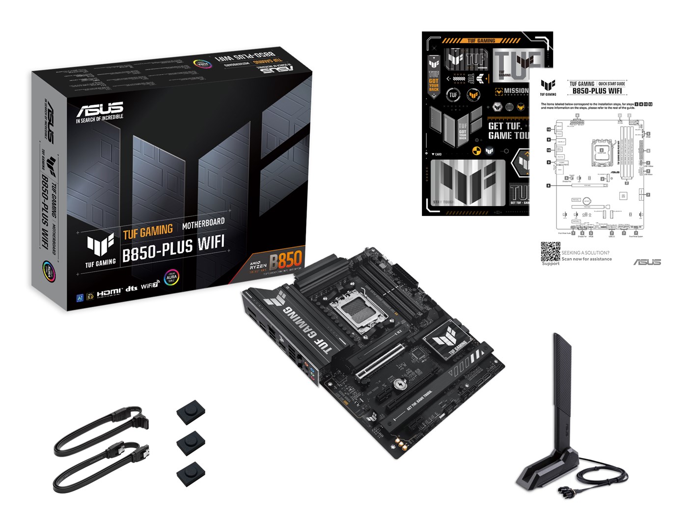 ASUS TUF GAMING B850-PLUS WIFI AMD B850 Socket AM5 ATX - Afbeelding 5