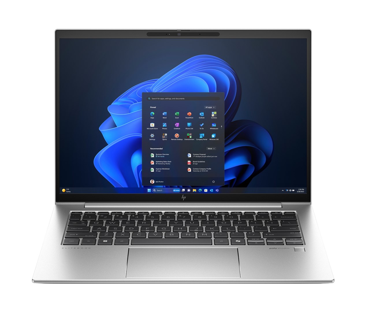 HP EliteBook 840 14 inch G11 Notebook PC Intel Core Ultra 7 155U Laptop 35.6 cm (14") WUXGA 16 GB DDR5-SDRAM 512 GB SSD Wi-Fi 6E (802.11ax) Windows 11 Pro Silver