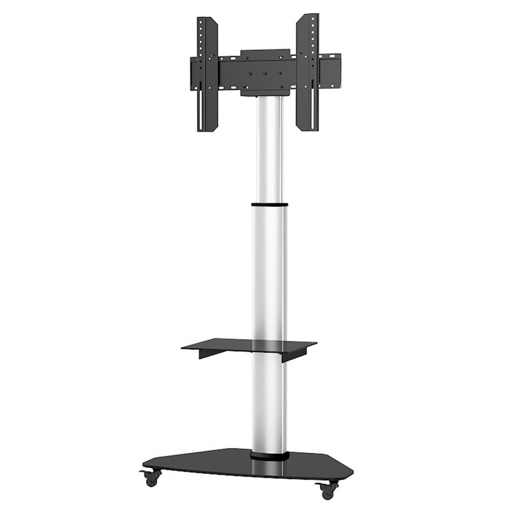 Techly Floor Stand with Shelf Trolley TV LCD/LED/Plasma 37-70" Silver - Afbeelding 2